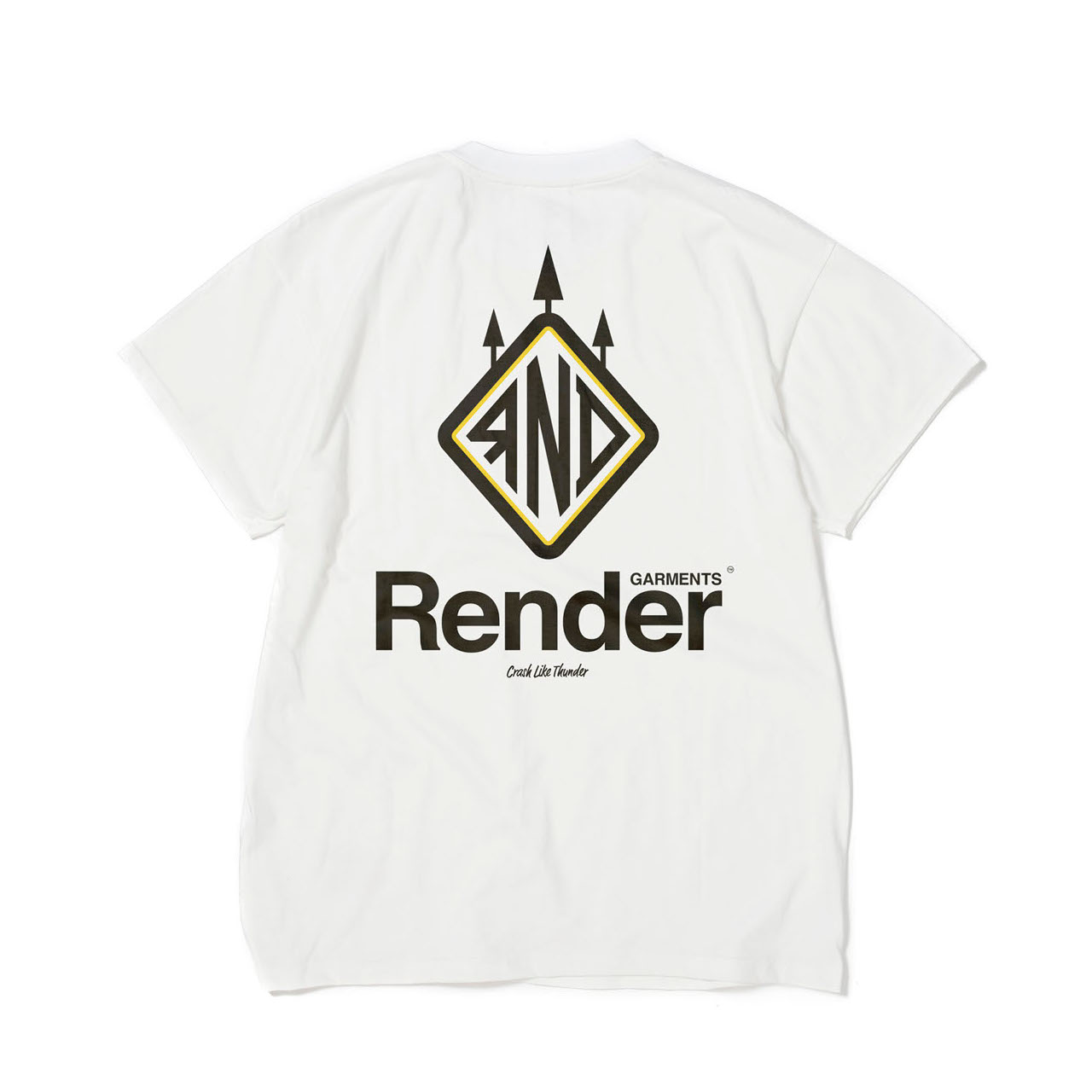 RENDER / Main Logo S/S Tee (WH)