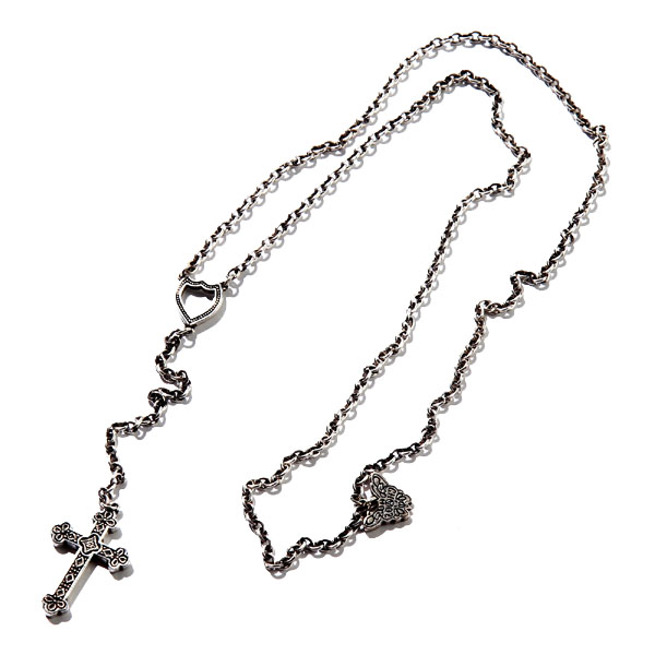 RG / CROSS NECKLACE (SILVER)
