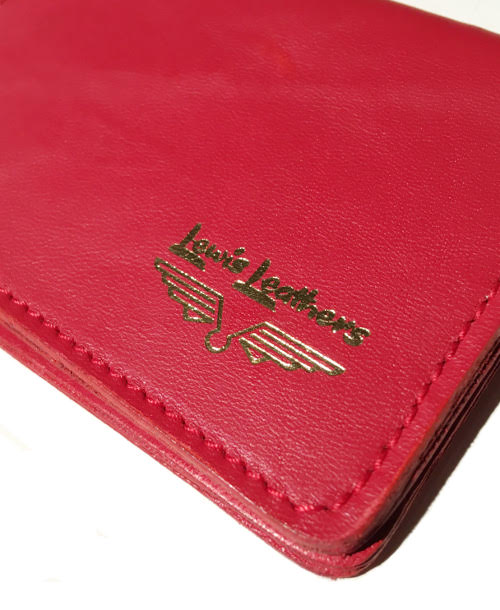 Lewis Leathers / CARD CASE (RED) - ウインドウを閉じる