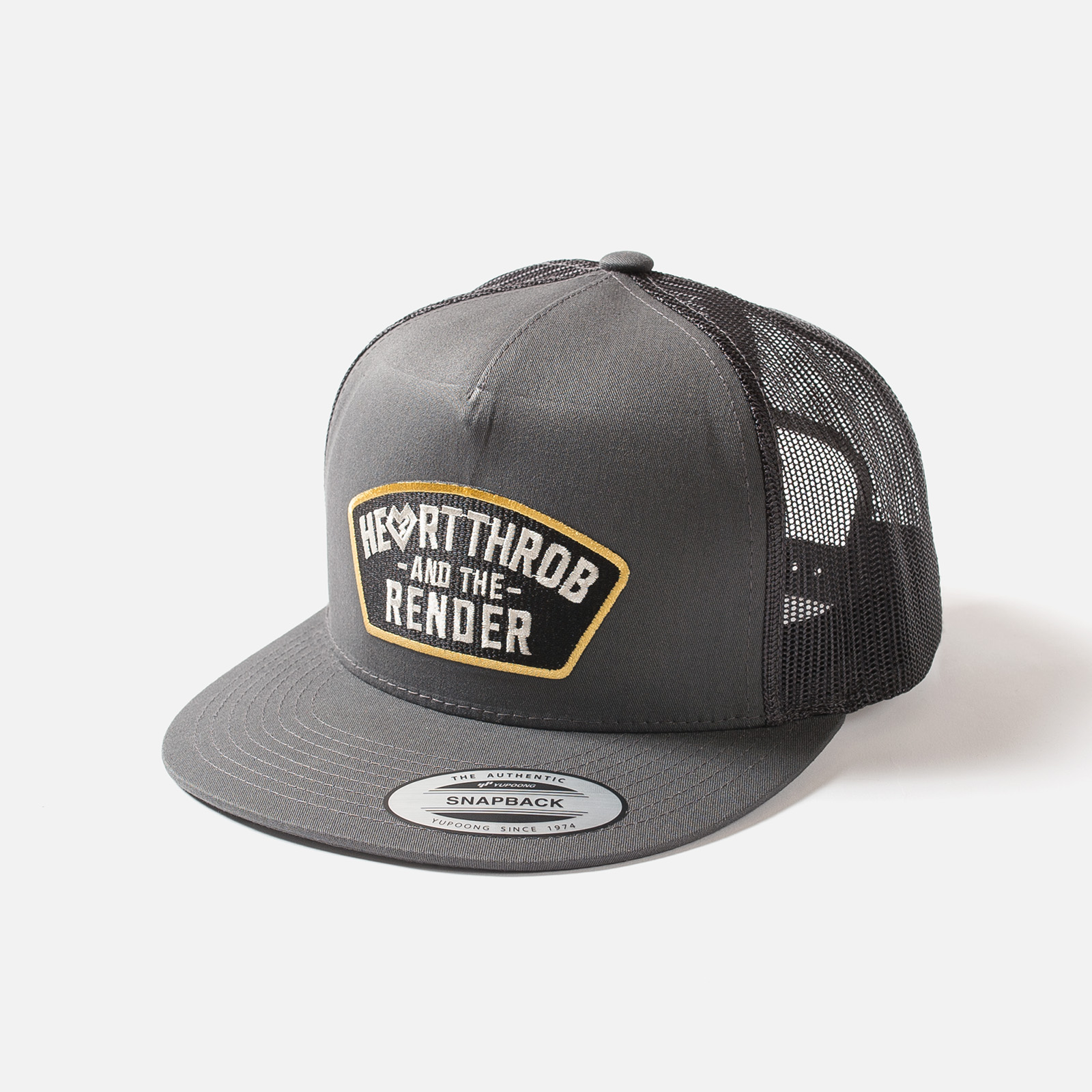 RENDER / MESH CAP -HERT THROB- (GRY) RENDER / MESH CAP -HERT THROB- (GRY)