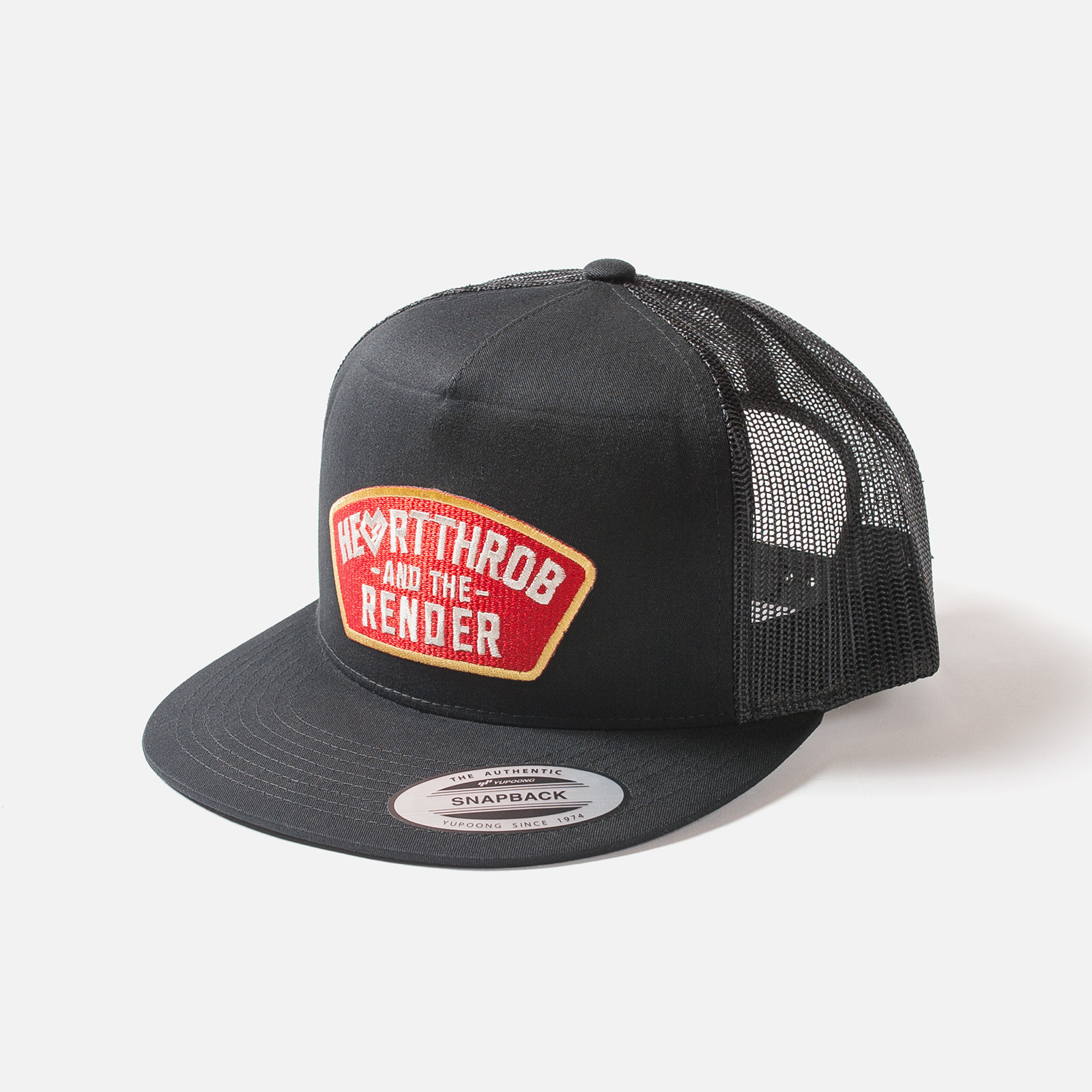 RENDER / MESH CAP -HERT THROB- (BK) RENDER / MESH CAP -HERT THROB- (BK)