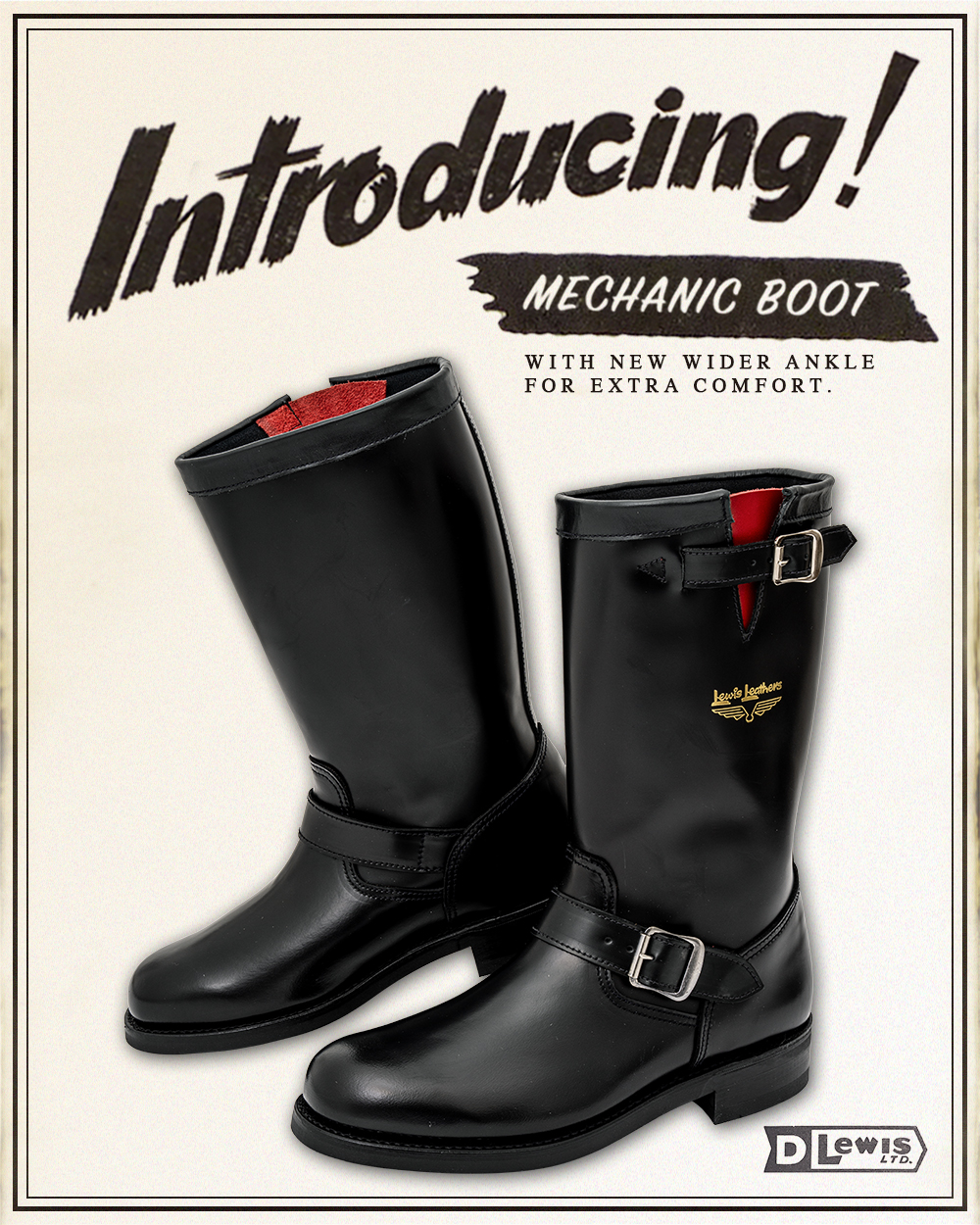 Lewis Leathers / Mechanic Boots No.A10 Lewis Leathers / Mechanic Boots No.A10