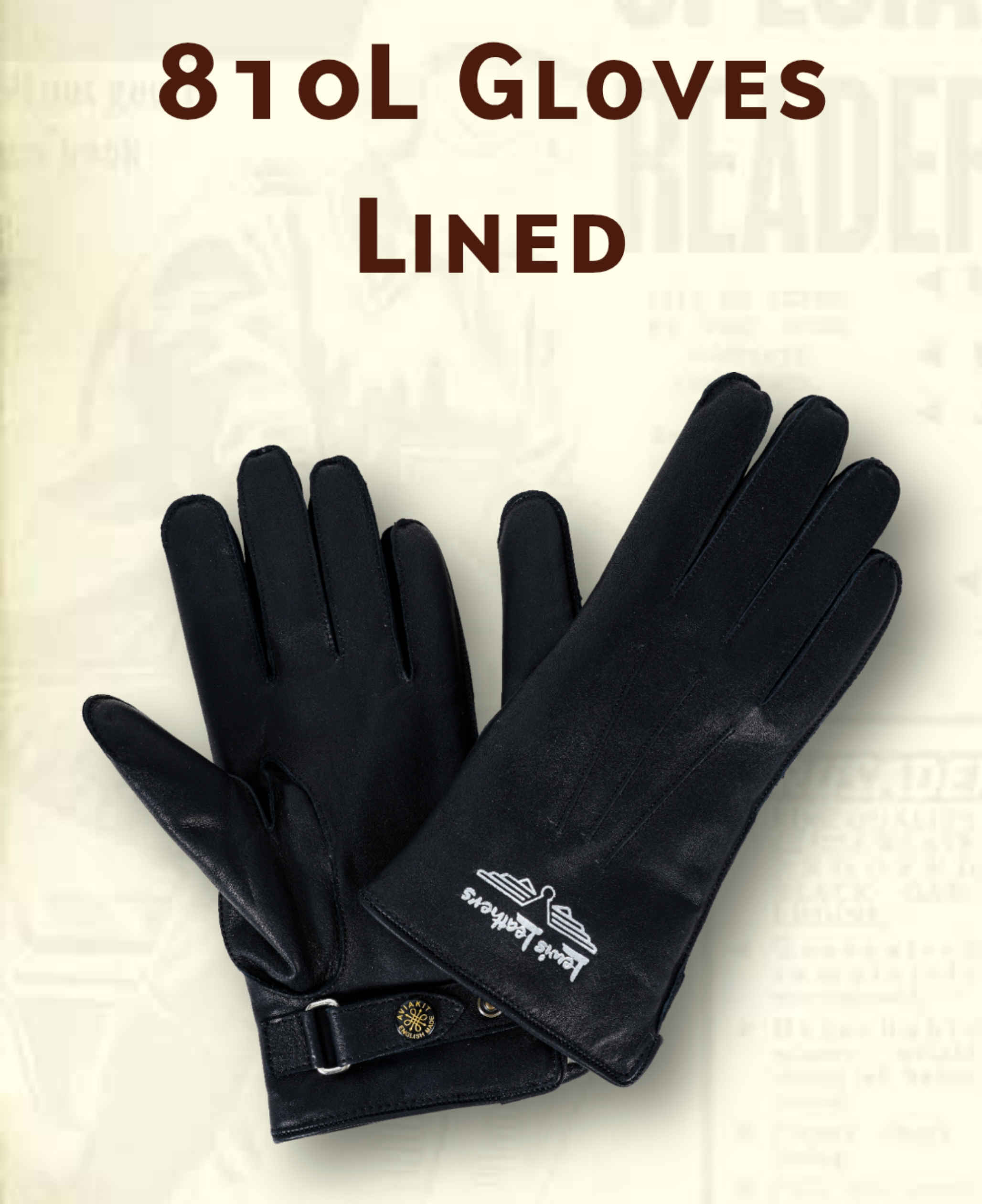 Lewis Leathers / 810L Gloves Lined Lewis Leathers / 810L Gloves Lined