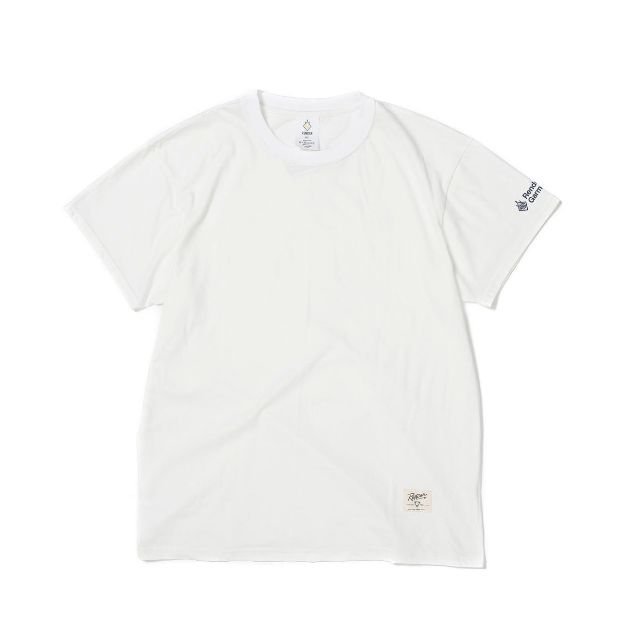 RENDER / Blank S/S Tee (WH) RENDER / Blank S/S Tee (WH)