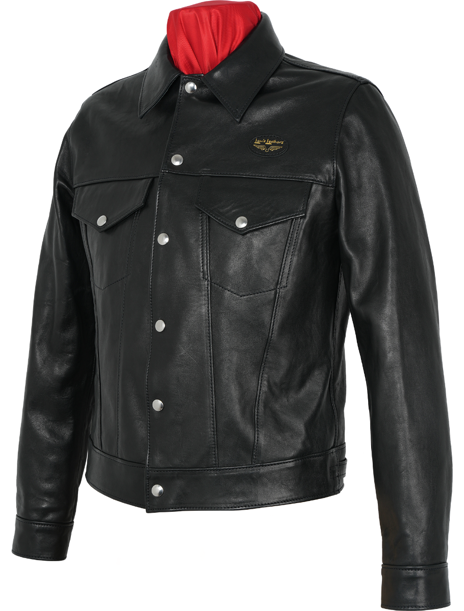 Lewis Leathers / Western Jkt No.988 SHEEP SKIN (BK) Lewis Leathers / Western Jkt No.988 SHEEP SKIN (BK)
