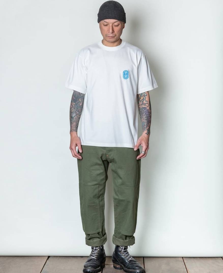 GERUGA / PRINT T-SHIRS / TWIN COBRA- (OFF-WHITE) GERUGA / PRINT T-SHIRS / TWIN COBRA- (OFF-WHITE)