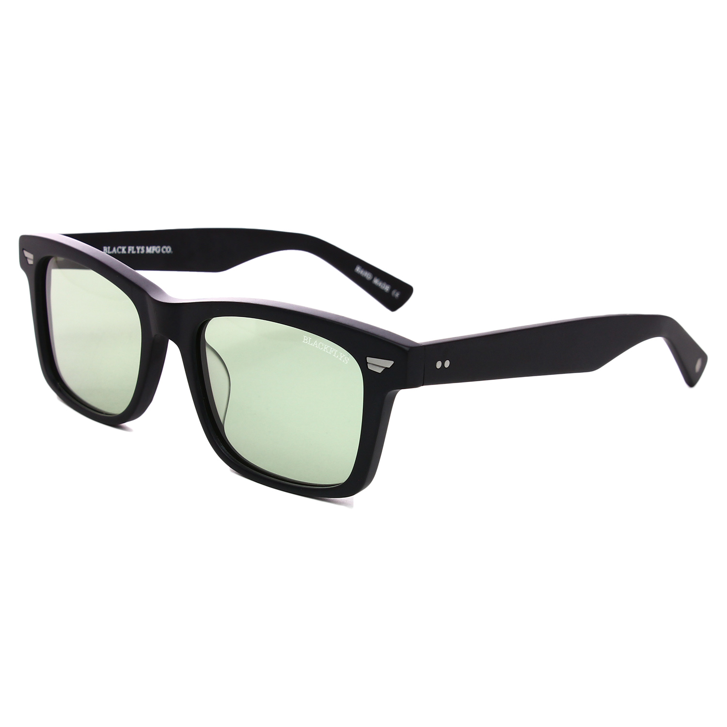 BLACK FLYS / FLY DAYTONA (MATT BLACK/LIGHT GREEN) POLARIZED BLACK FLYS / FLY DAYTONA (MATT BLACK/LIGHT GREEN) POLARIZED