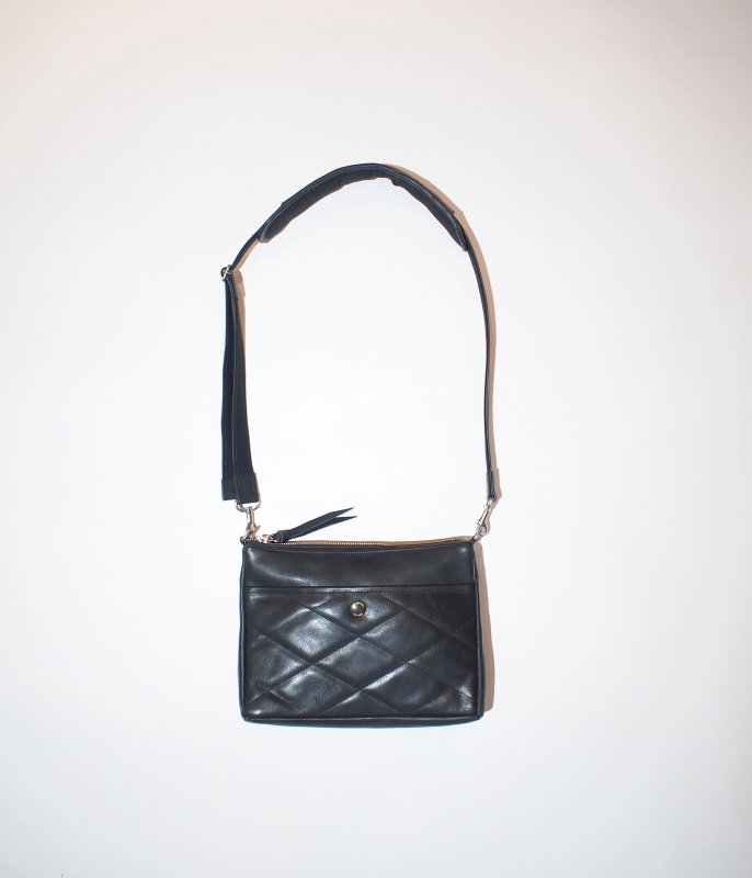 LOST CONTROL/ Utility Leather Bag (BK) LOST CONTROL/ Utility Leather Bag (BK)