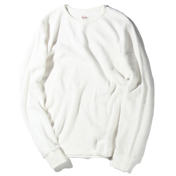 RG BLACK REBEL / WAFFLE CREW NECK L/S (OFF-WH) RG BLACK REBEL / WAFFLE CREW NECK L/S (OFF-WH)