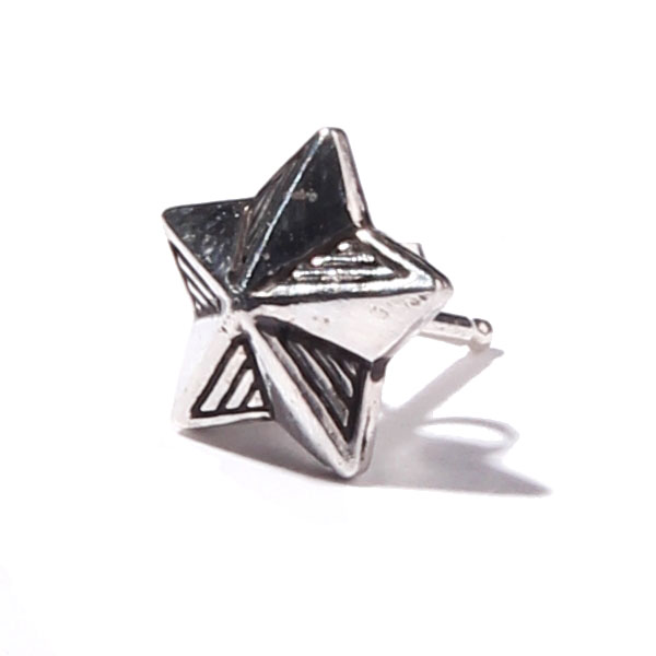 RG BLACK REBEL / STAR -PIERCE- (SILVER) RG BLACK REBEL / STAR -PIERCE- (SILVER)