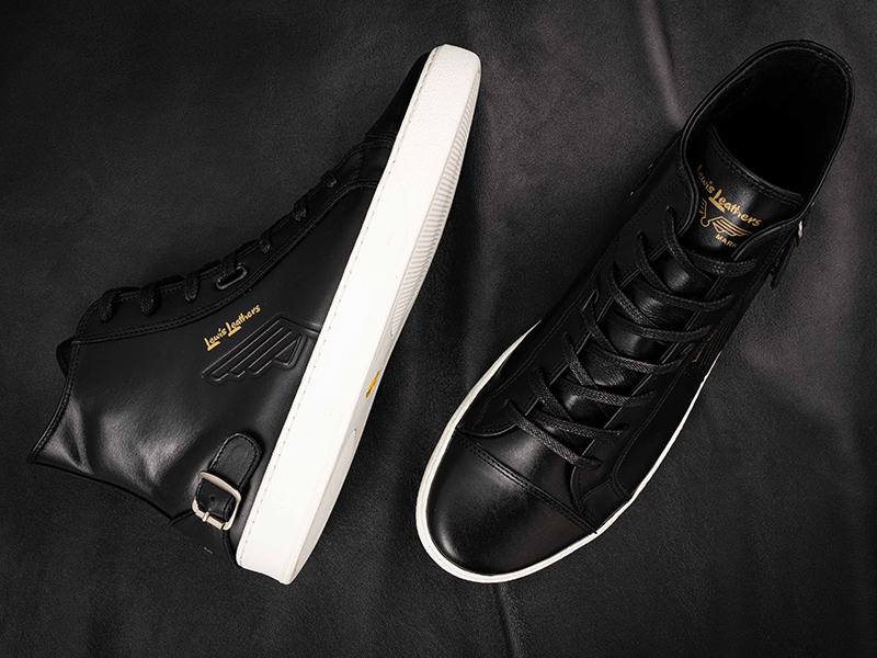 Lewis Leathers / Embossed Lewis Leathers Sneakers (BK) Lewis Leathers / Embossed Lewis Leathers Sneakers (BK)