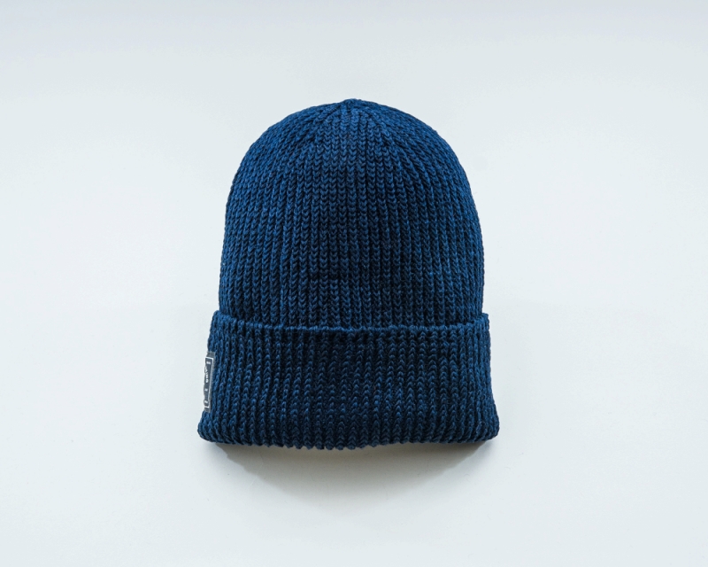 GERUGA / LOW-GAUGE KNIT CAP -LINEN- (DARK NAVY) GERUGA / LOW-GAUGE KNIT CAP -LINEN- (DARK NAVY)
