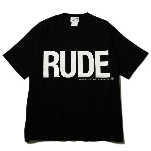 RG / RUDE HEAVY WEIGHT TEE (BK) RG / RUDE HEAVY WEIGHT TEE (BK)