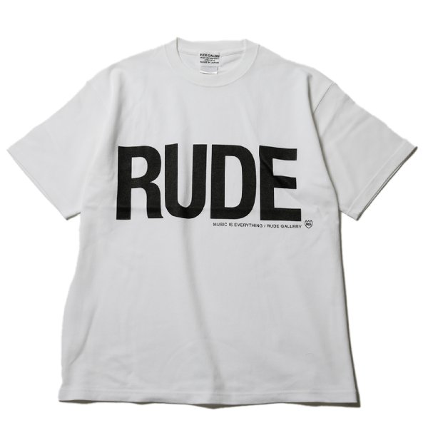 RG / RUDE HEAVY WEIGHT TEE (WH) RG / RUDE HEAVY WEIGHT TEE (WH)