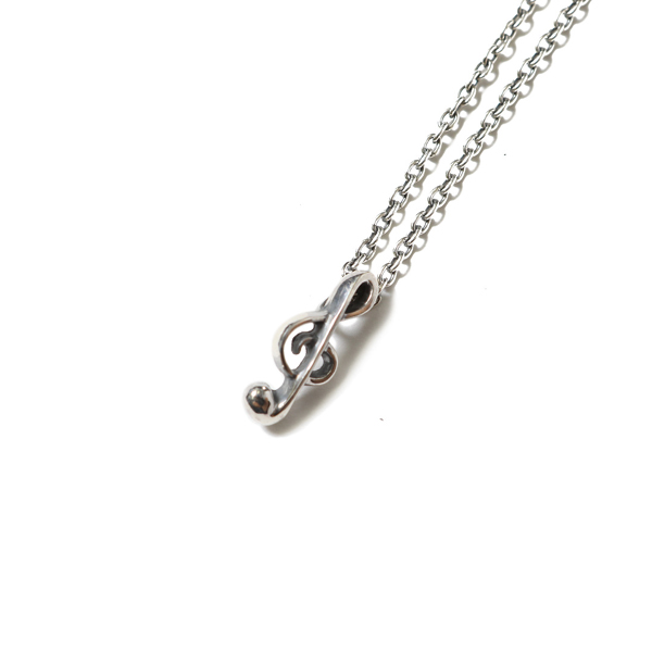 RUDE GALLERY / ONPU NECKLACE-TREBLE CLEF(SIL) RUDE GALLERY / ONPU NECKLACE-TREBLE CLEF(SIL)