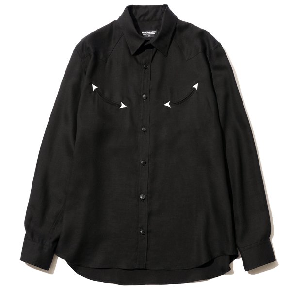 RG /RAYON WESTERN SHIRT(BK) RG /RAYON WESTERN SHIRT(BK)