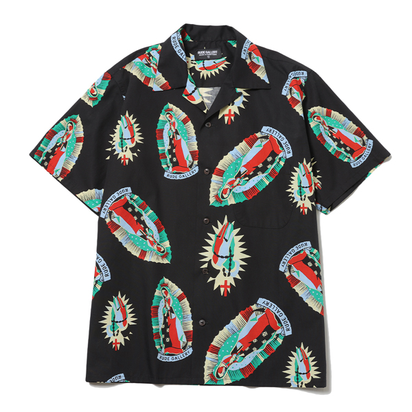 RG /MEX MARIA ALOHA SHIRT(BK) RG /MEX MARIA ALOHA SHIRT(BK)