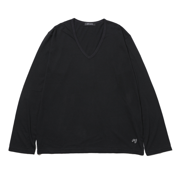 RG / BASIC V NECK LS (BK) RG / BASIC V NECK LS (BK)