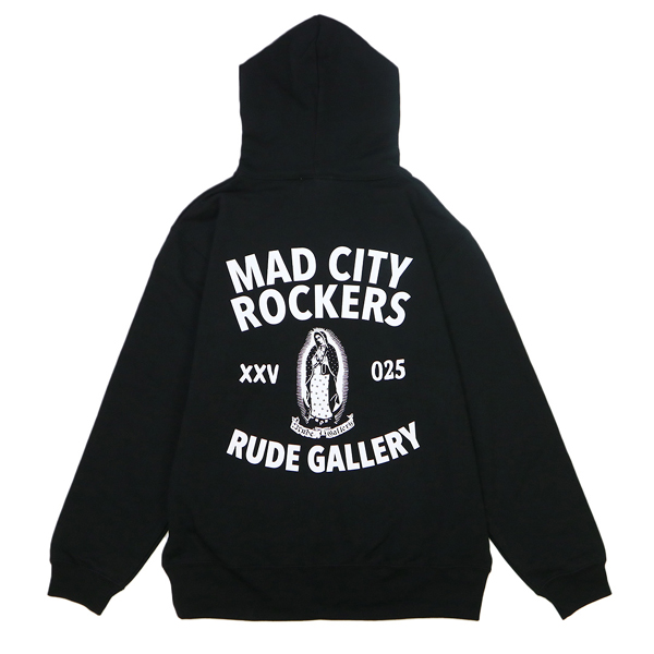 RG /MAD CITY ROCKERS MARIA HOODIE (BK) RG /MAD CITY ROCKERS MARIA HOODIE (BK)