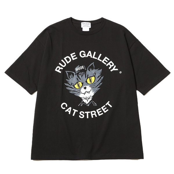 RG / BLACK CAT STREET TEE RG / BLACK CAT STREET TEE