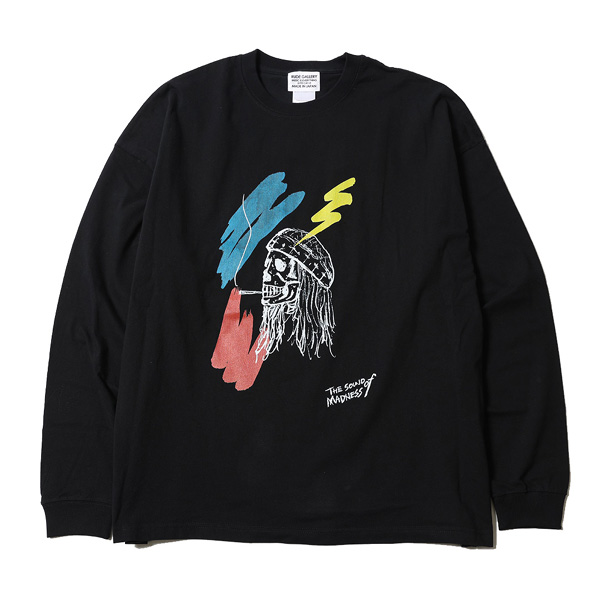 RG / SMOKING SKULL BIG LS(BLACK) RG / SMOKING SKULL BIG LS(BLACK)