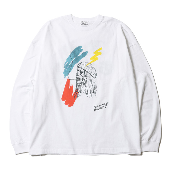 RG / SMOKING SKULL BIG LS(WHITE) RG / SMOKING SKULL BIG LS(WHITE)