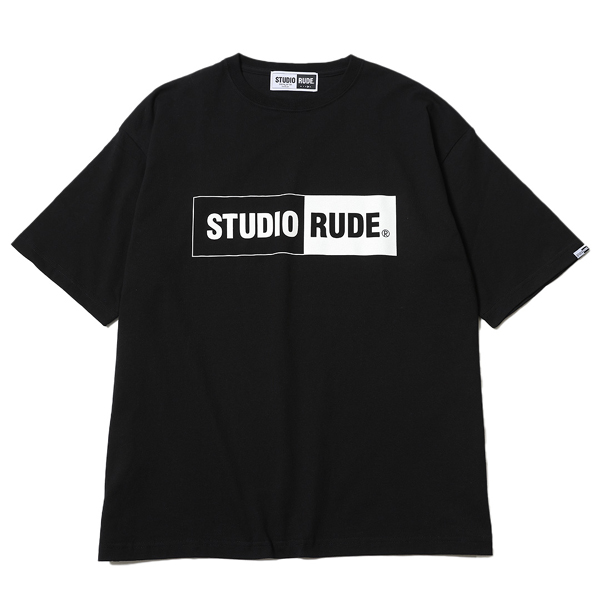 RG / STUDIO RUDE LOGO BIG TEE (BLACK) RG / STUDIO RUDE LOGO BIG TEE (BLACK)