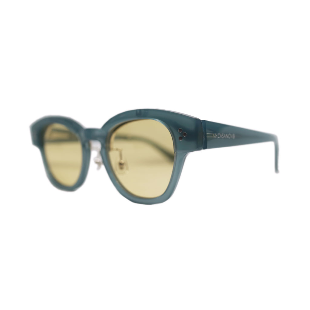 Mr. CASANOVA / CYBORG /Clear Blue Gray / Brown Orange Lens Mr. CASANOVA / CYBORG /Clear Blue Gray / Brown Orange Lens