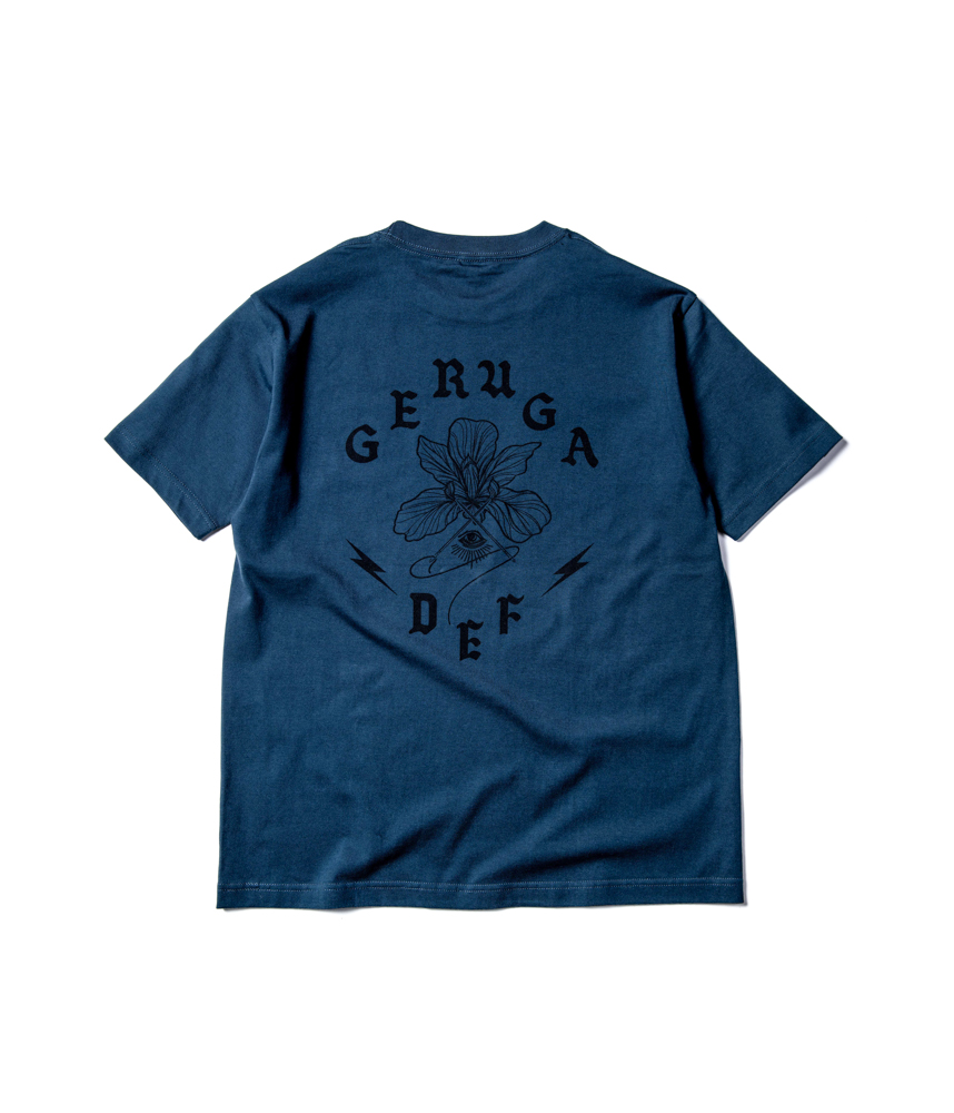 GERUGA / PRINT T-SHIRS -DEF- (SLATE BLUE) GERUGA / PRINT T-SHIRS -DEF- (SLATE BLUE)