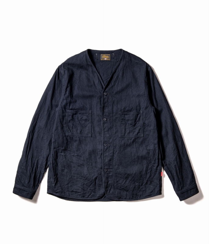 GERUGA / LINER SHIRTS -LIGHT-DENIM- (BK/BK) GERUGA / LINER SHIRTS -LIGHT-DENIM- (BK/BK)