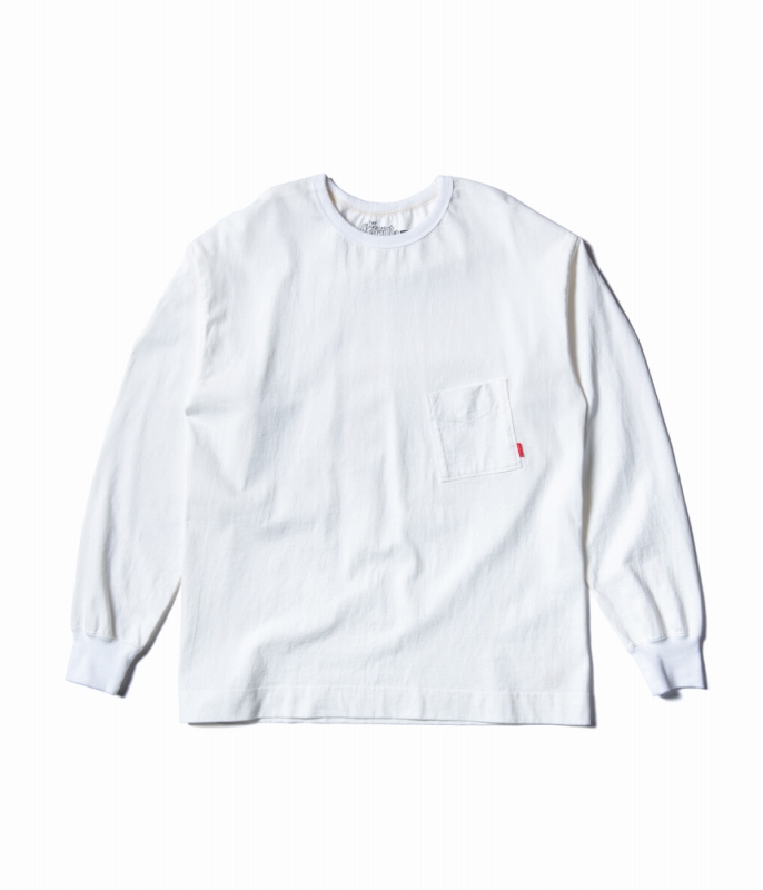 GERUGA / EASY FIT LONG SLEEVE T-S -PIGMENT DYE- (OFF-WH) GERUGA / EASY FIT LONG SLEEVE T-S -PIGMENT DYE- (OFF-WH)