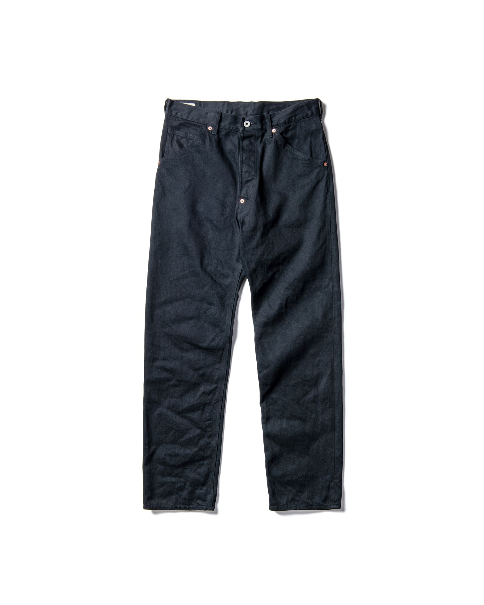 GERUGA / LOOSE FIT DENIM PANTS <14oz> (BK×BK) GERUGA / LOOSE FIT DENIM PANTS <14oz> (BK×BK)