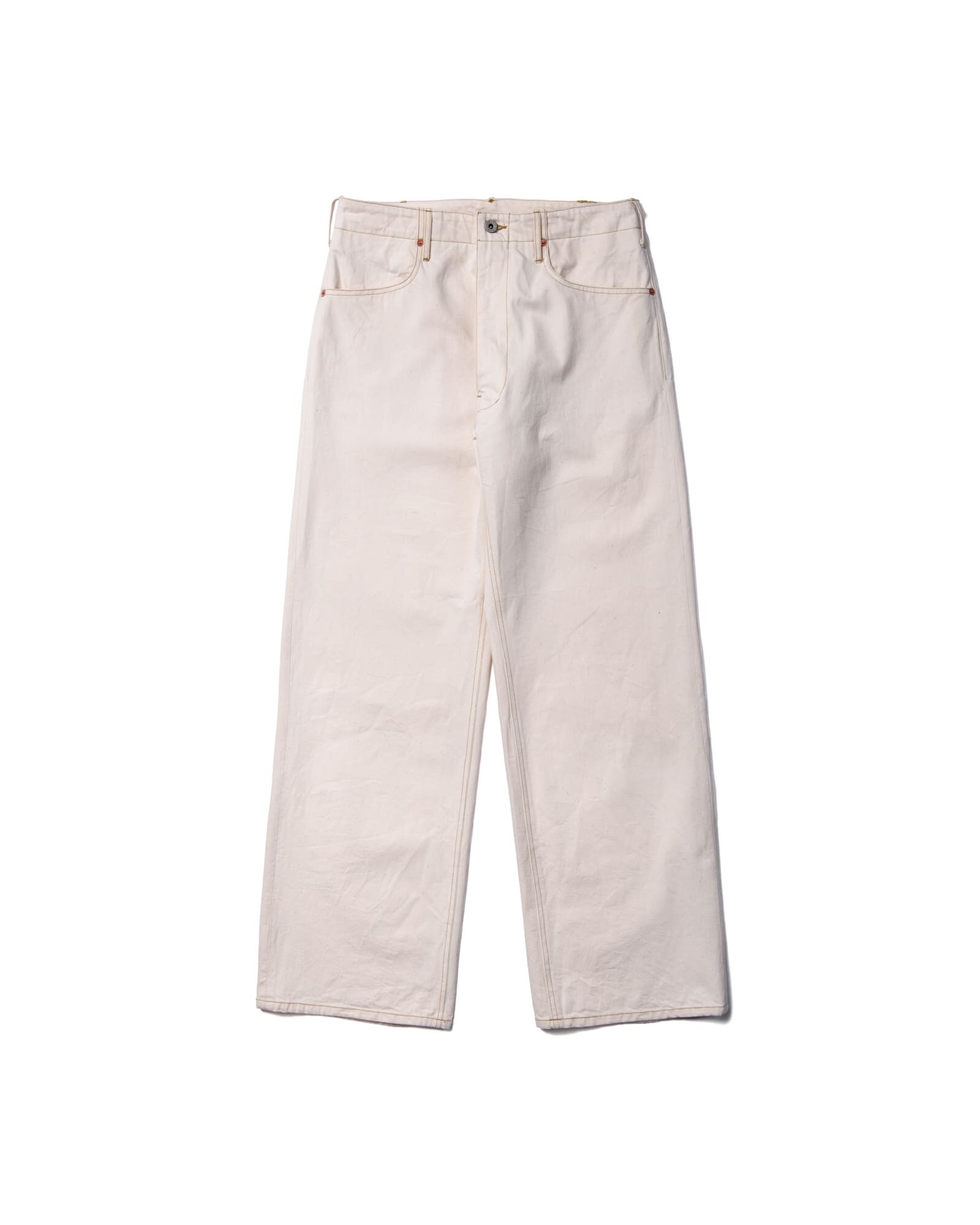GERUGA / WIDE PANTS<11oz DENIM>(ECRU) GERUGA / WIDE PANTS<11oz DENIM>(ECRU)