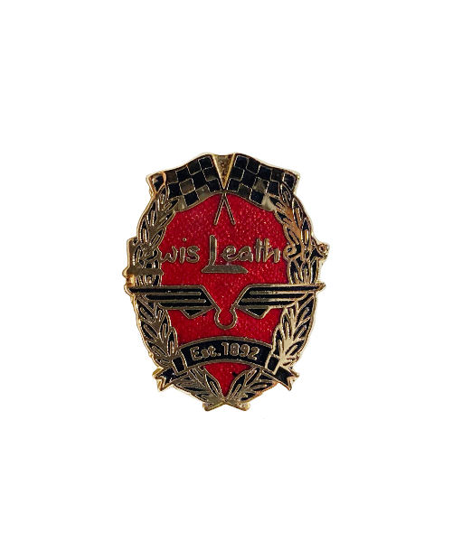 Lewis Leathers / Single Badge - LL LEAVES - (GOLD) Lewis Leathers / Single Badge - LL LEAVES - (GOLD)