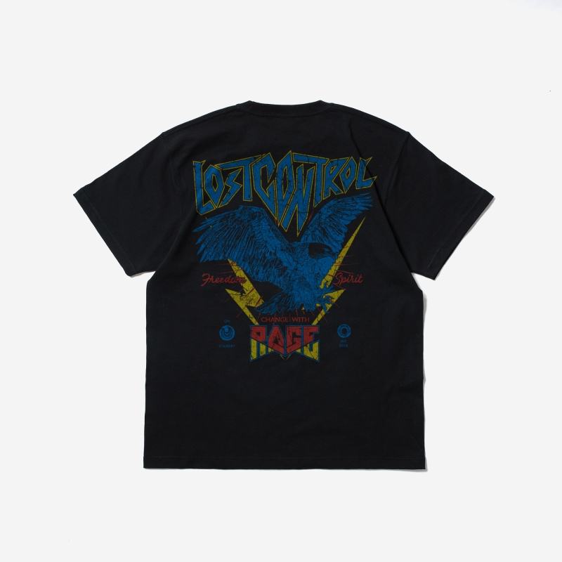 LOST CONTROL / Graphic Tee -Rage- (BK) LOST CONTROL / Graphic Tee -Rage- (BK)
