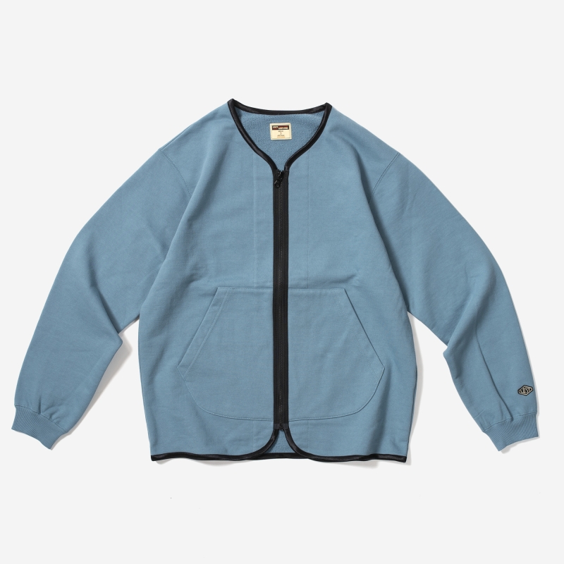LOST CONTROL / ZIP UP SWEAT LINER (SAX) LOST CONTROL / ZIP UP SWEAT LINER (SAX)