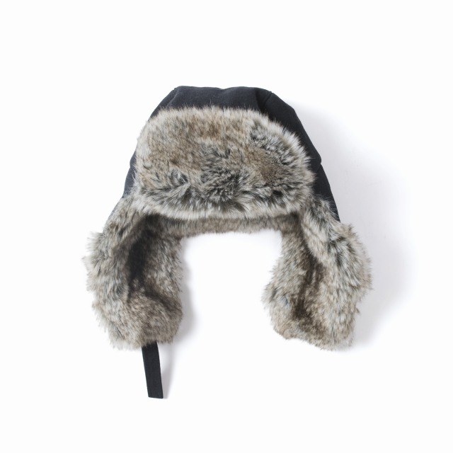 LOST CONTROL/ AVIATOR CAP -WOOL SAGE- (BK) LOST CONTROL/ AVIATOR CAP -WOOL SAGE- (BK)