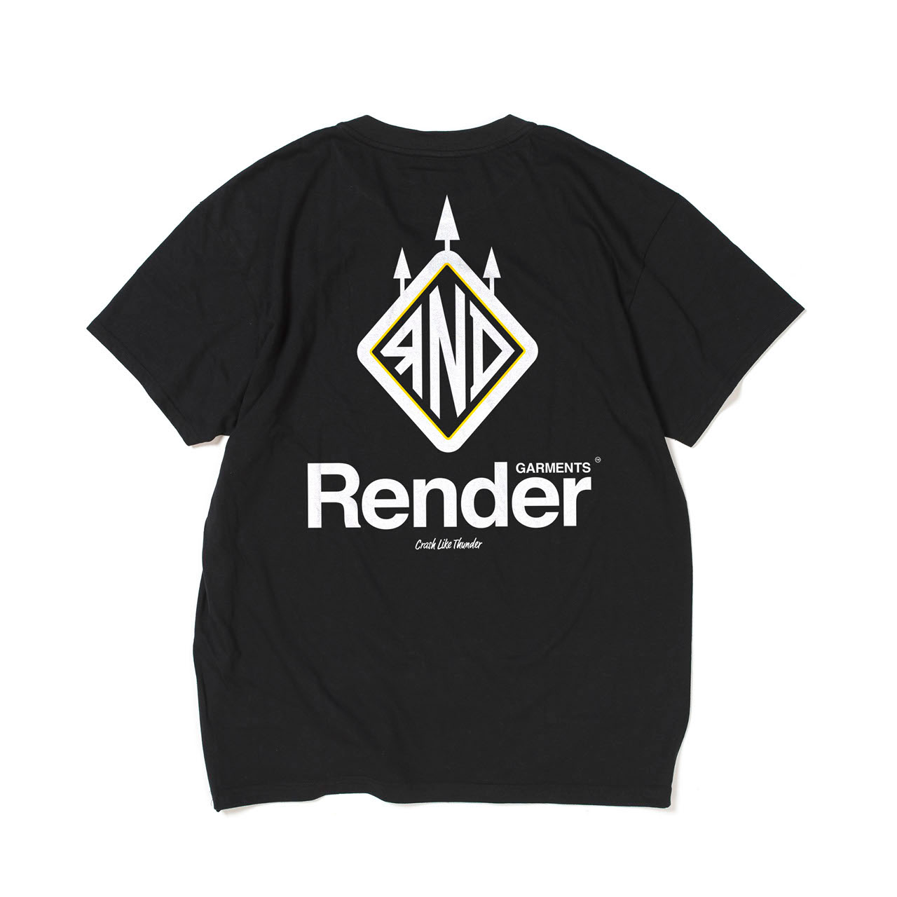 RENDER / Main Logo S/S Tee (BK)