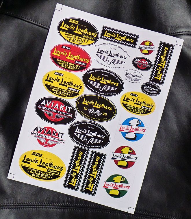 Lewis Leathers / STICKER SET