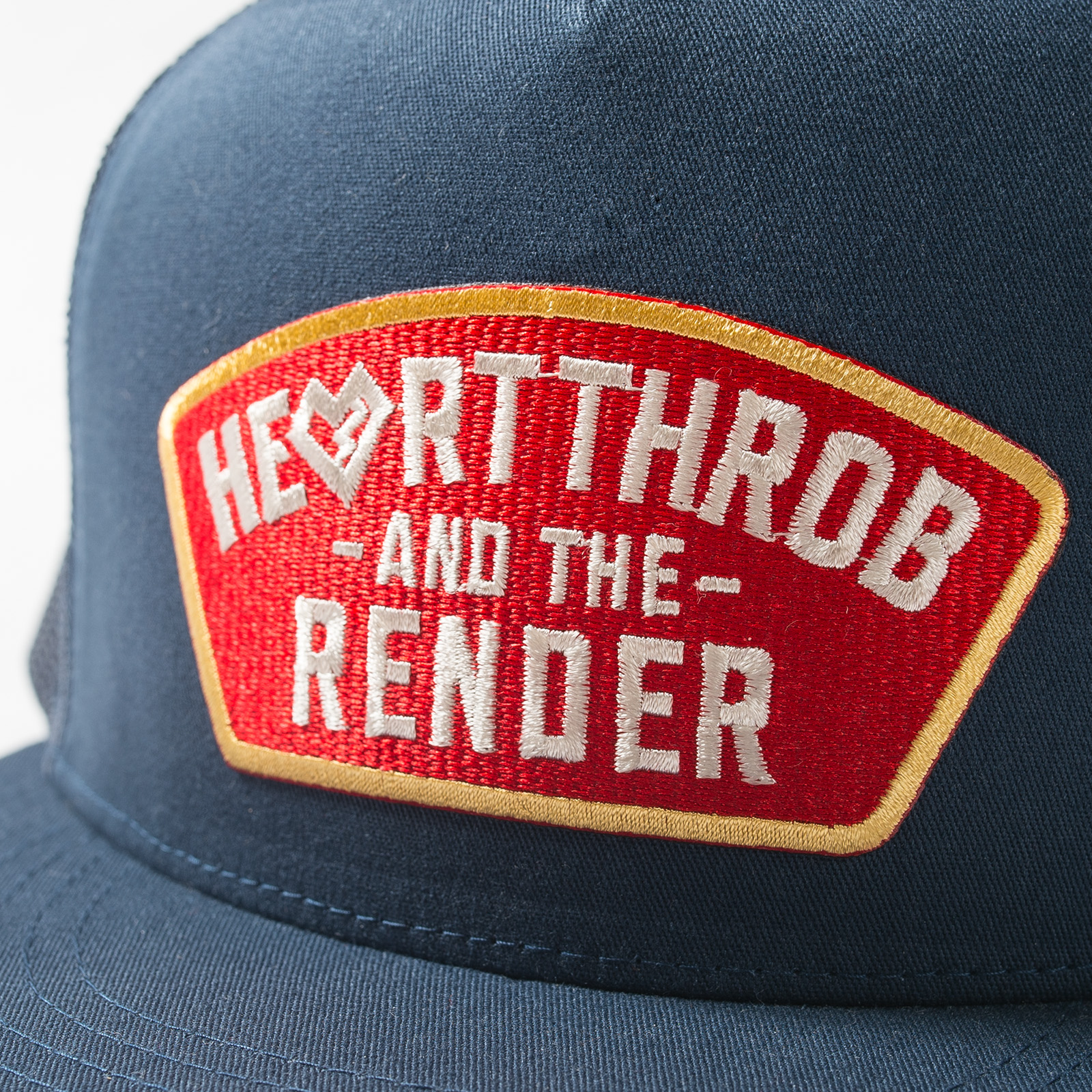 RENDER / MESH CAP -HERT THROB- (NAVY)