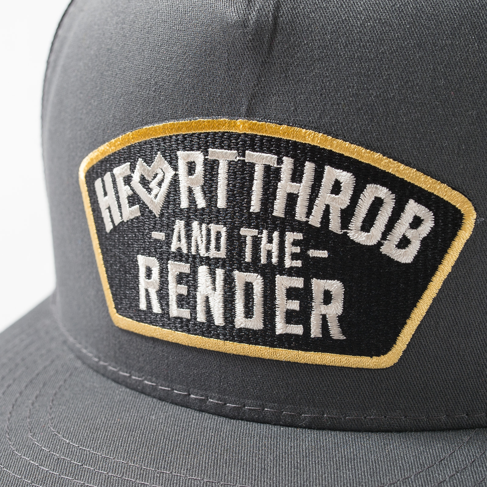 RENDER / MESH CAP -HERT THROB- (GRY)