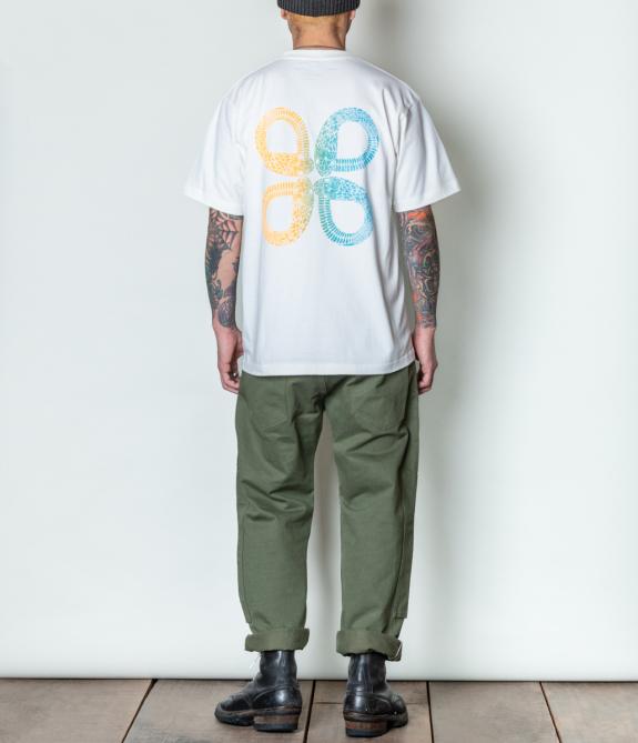 GERUGA / PRINT T-SHIRS -EXUVIAE_4- (WH)