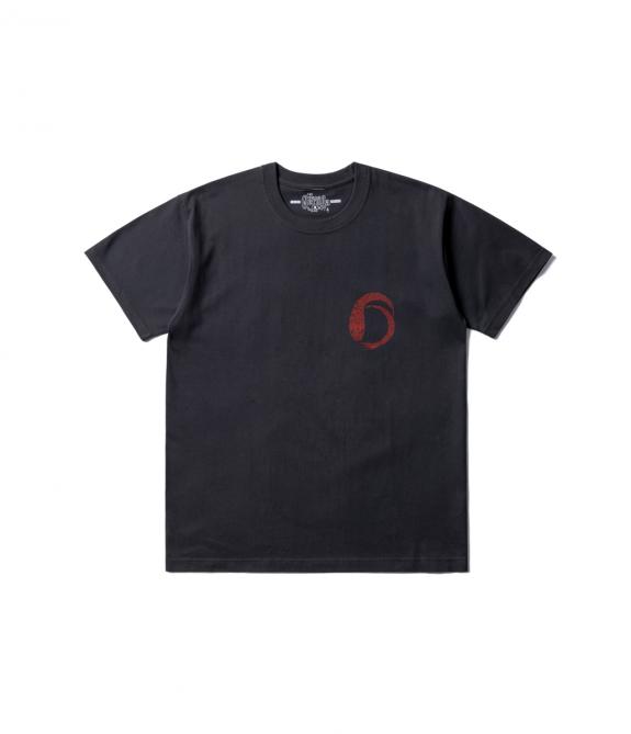 GERUGA / PRINT T-SHIRS -EXUVIAE_4- (LIGHT-BK)