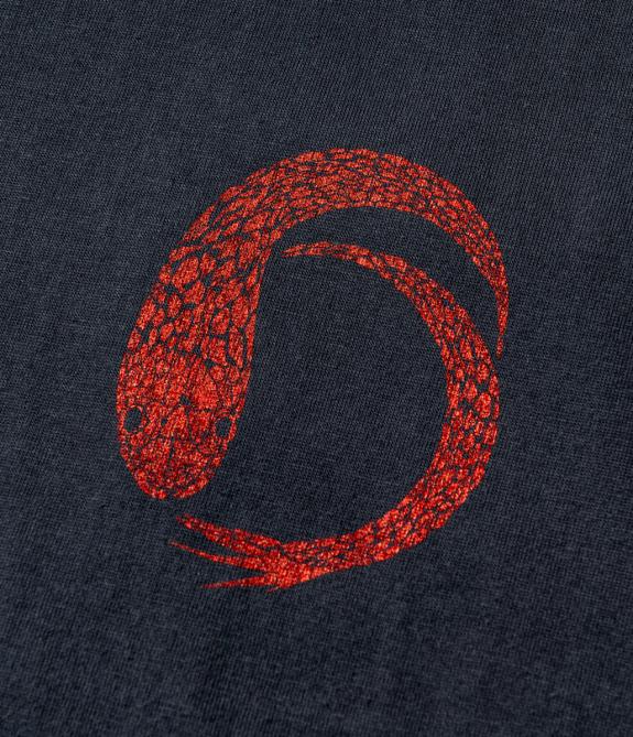 GERUGA / PRINT T-SHIRS -EXUVIAE_4- (LIGHT-BK)