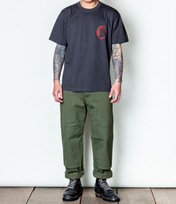 GERUGA / PRINT T-SHIRS -EXUVIAE_4- (LIGHT-BK)