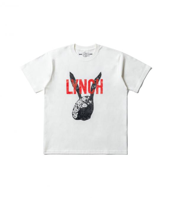 GERUGA / PRINT T-SHIRS -EMPIRE / LYNCH- (OFF-WHITE)