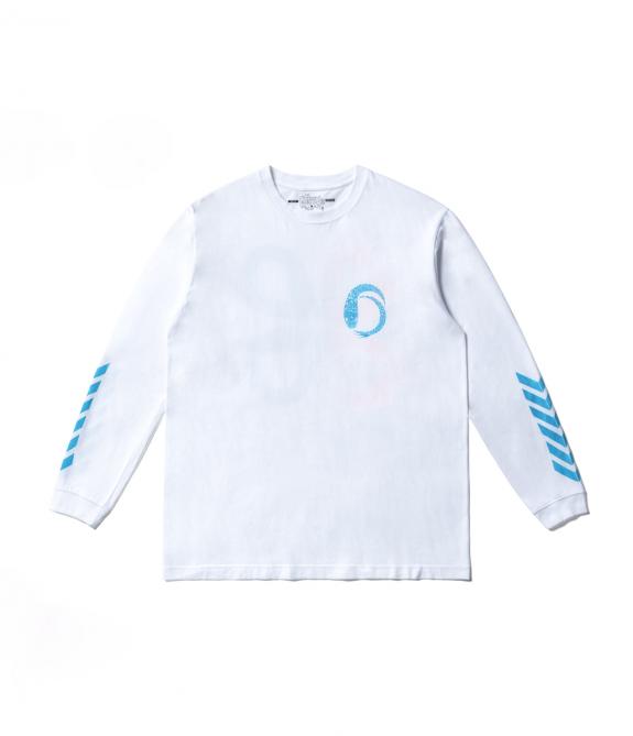 GERUGA / L/S PRINT-TEE / EXUVIAE_4 (WH)