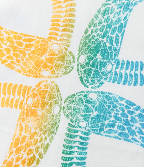 GERUGA / L/S PRINT-TEE / EXUVIAE_4 (WH)