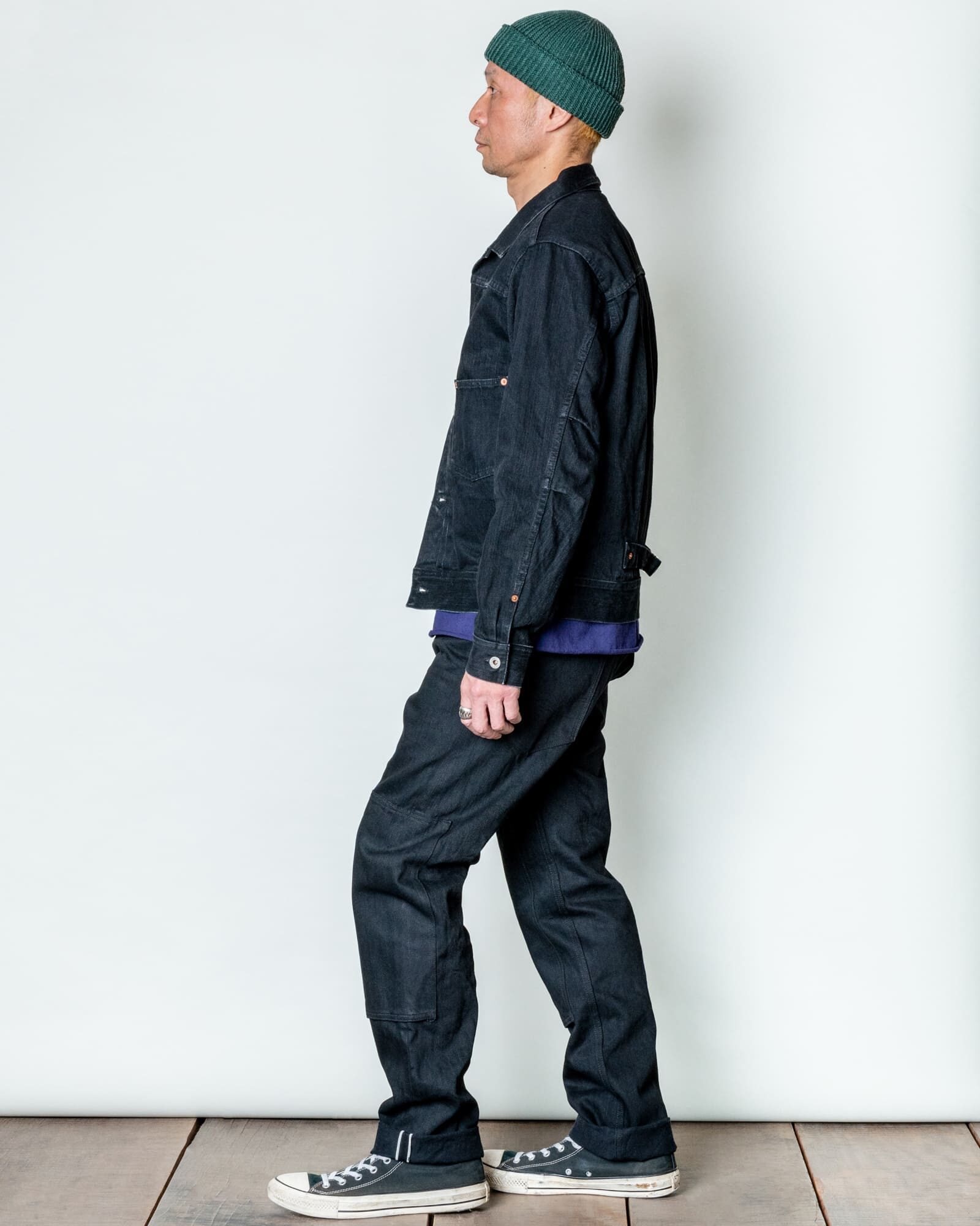 GERUGA / DENIM JUMPER - (BLACK)