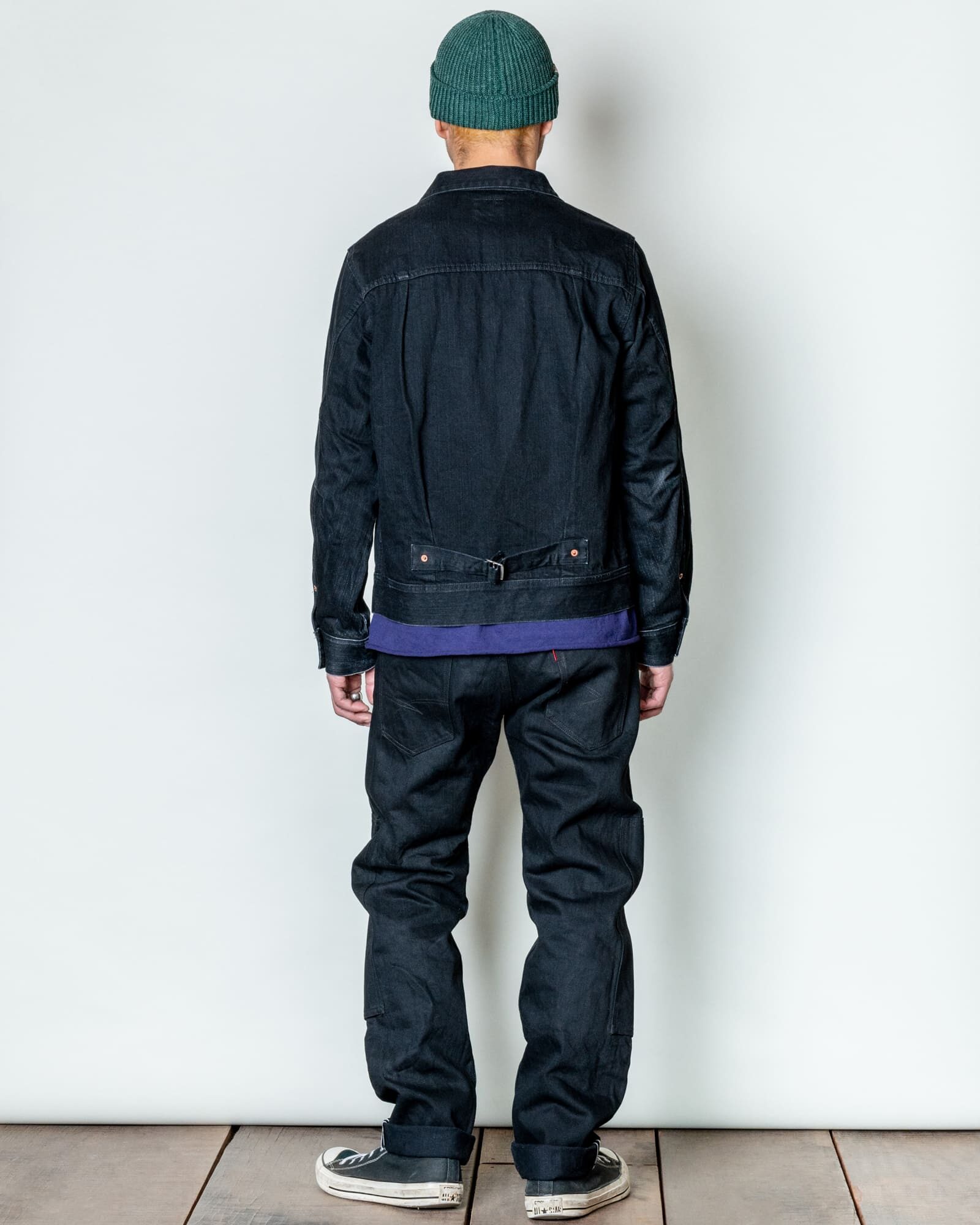 GERUGA / DENIM JUMPER - (BLACK)